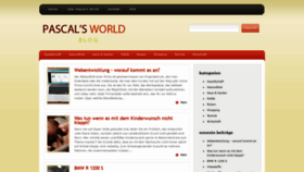 What Pascalsworld.ch website looked like in 2020 (3 years ago)