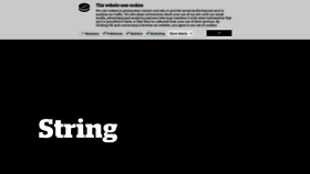 What Poweredbystring.com website looked like in 2020 (3 years ago)