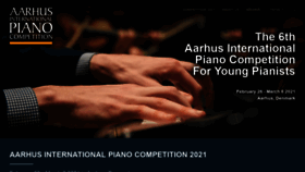 What Pianocompetition.dk website looked like in 2020 (3 years ago)