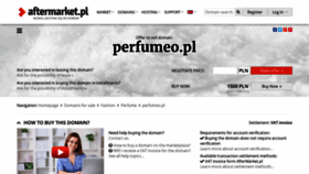 What Perfumeo.pl website looked like in 2020 (3 years ago)