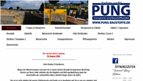 What Pung-baustoffe.de website looked like in 2020 (3 years ago)
