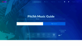 What Pitchh.com website looked like in 2020 (3 years ago)