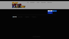 What Playunfairmario.net website looked like in 2020 (3 years ago)