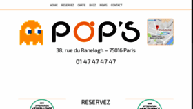 What Pops-paris.com website looked like in 2020 (3 years ago)