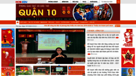 What Pgdquan10.hcm.edu.vn website looked like in 2020 (3 years ago)