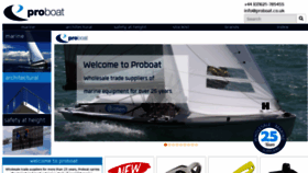 What Proboat.co.uk website looked like in 2020 (3 years ago)