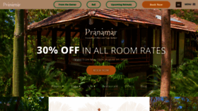 What Pranamarvillas.com website looked like in 2020 (3 years ago)