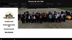 What Passionspyderclub.com website looked like in 2020 (3 years ago)