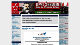 What Pcf-val-dyerres.fr website looked like in 2020 (3 years ago)