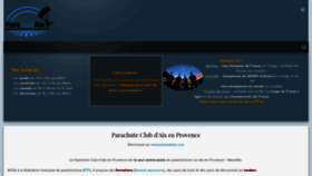 What Paraclubaix.com website looked like in 2020 (3 years ago)