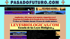 What Pasadofuturo.com website looked like in 2020 (3 years ago)