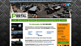 What Palmbeachmetal.com website looked like in 2020 (3 years ago)