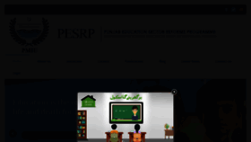 What Pesrp.edu.pk website looked like in 2020 (3 years ago)