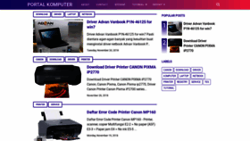 What Portalkomputer.com website looked like in 2020 (3 years ago)