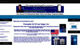 What Purewater4u.com website looked like in 2020 (3 years ago)