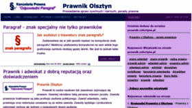 What Prawnik.zolsztyna.pl website looked like in 2020 (3 years ago)