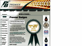 What Premier-badges.co.uk website looked like in 2020 (3 years ago)