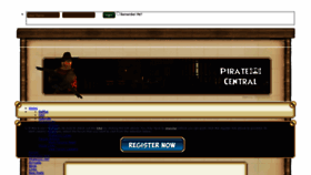 What Pirate101central.com website looked like in 2020 (3 years ago)