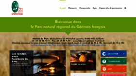 What Parc-gatinais-francais.fr website looked like in 2020 (3 years ago)