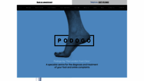 What Podogo.com website looked like in 2020 (3 years ago)