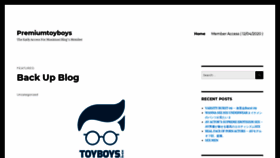 What Premiumtoyboys.com website looked like in 2020 (3 years ago)