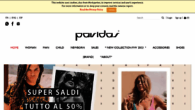 What Pavidas.com website looked like in 2020 (3 years ago)