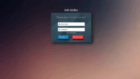 What Portal.ivrguru.com website looked like in 2020 (3 years ago)