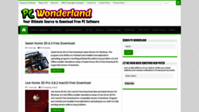 What Pcwonderland.com website looked like in 2020 (3 years ago)