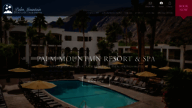 What Palmmountainresort.com website looked like in 2020 (4 years ago)