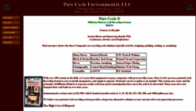 What Purecycle.com website looked like in 2020 (3 years ago)