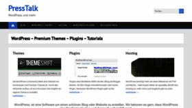 What Presstalk.de website looked like in 2020 (3 years ago)