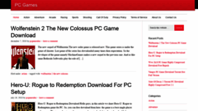 What Pcgamesdoz.com website looked like in 2020 (3 years ago)