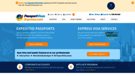 What Passportvisasexpress.com website looked like in 2020 (3 years ago)