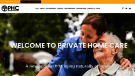 What Privatehomecarestl.com website looked like in 2020 (3 years ago)