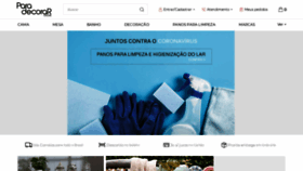 What Paradecorar.com.br website looked like in 2020 (5 years ago)