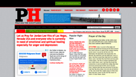 What Prayh.com website looked like in 2020 (3 years ago)