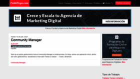 What Publipega.com website looked like in 2020 (3 years ago)