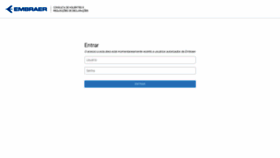 What Portalfolha.embraer.com.br website looked like in 2020 (3 years ago)