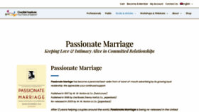 What Passionatemarriage.com website looked like in 2020 (3 years ago)