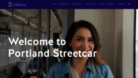 What Portlandstreetcar.org website looked like in 2020 (3 years ago)
