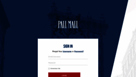 What Pallmallusa.com website looked like in 2020 (3 years ago)