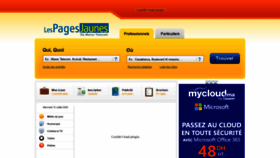 What Pages-jaunes.ma website looked like in 2020 (3 years ago)
