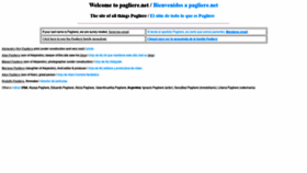 What Pagliere.net website looked like in 2020 (3 years ago)