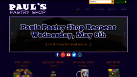 What Paulspastry.com website looked like in 2020 (3 years ago)