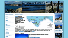 What Pagueramallorca.de website looked like in 2020 (3 years ago)