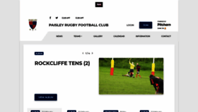 What Paisleyrugby.org.uk website looked like in 2020 (3 years ago)