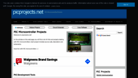 What Picprojects.net website looked like in 2020 (3 years ago)