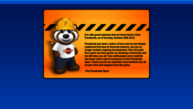 What Pandanda.com website looked like in 2020 (6 years ago)