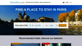 What Paris-paris.com website looked like in 2020 (3 years ago)
