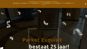 What Parketexquisit.nl website looked like in 2020 (3 years ago)